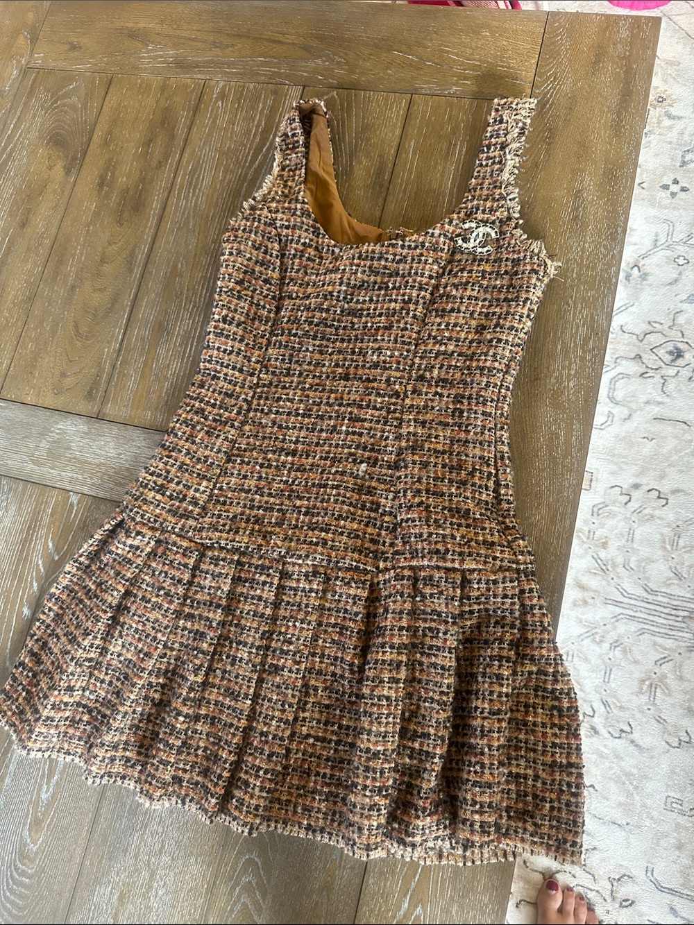 Stunning tweed dress size 6 - Picture 2 of 7